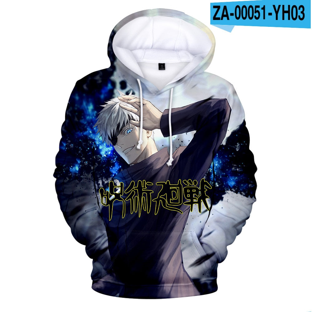 Jujutsu Kaisen 3D Hoodies