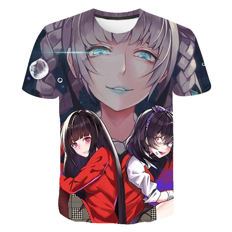 Kakegurui 3D Printed T Shirt