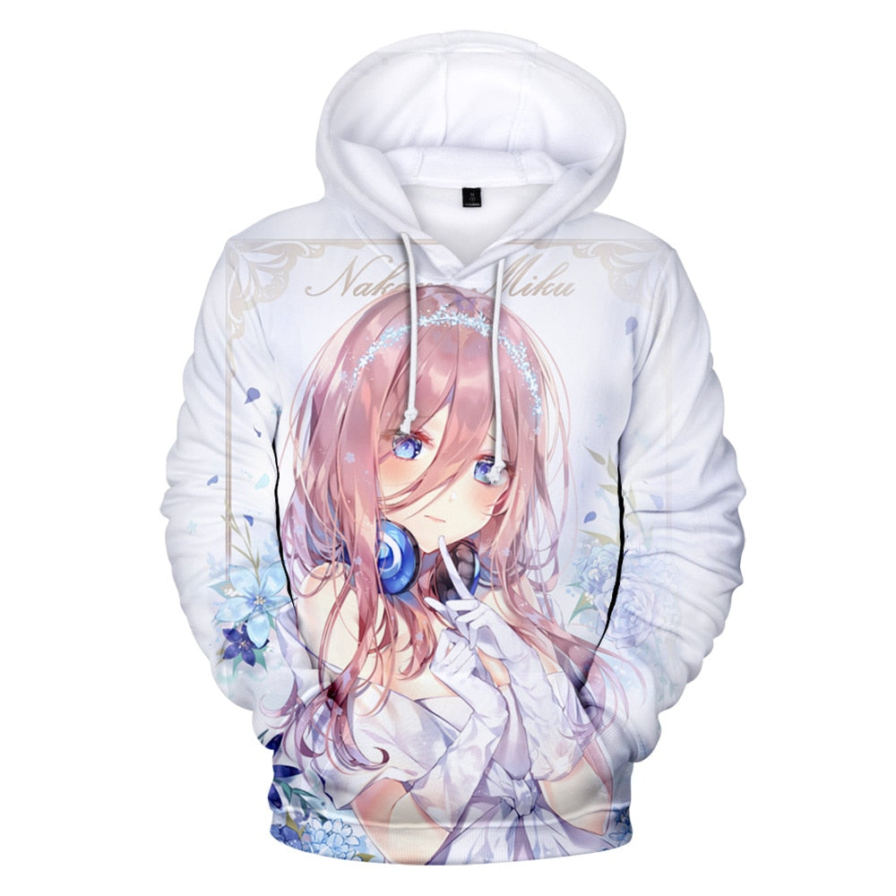 The Quintessential Quintuplets Nakano Miku Hoodies