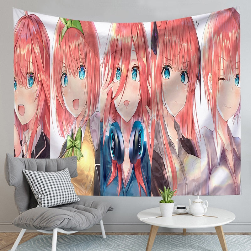 The Quintessential Quintuplets Nino Nakano Wall Carpet