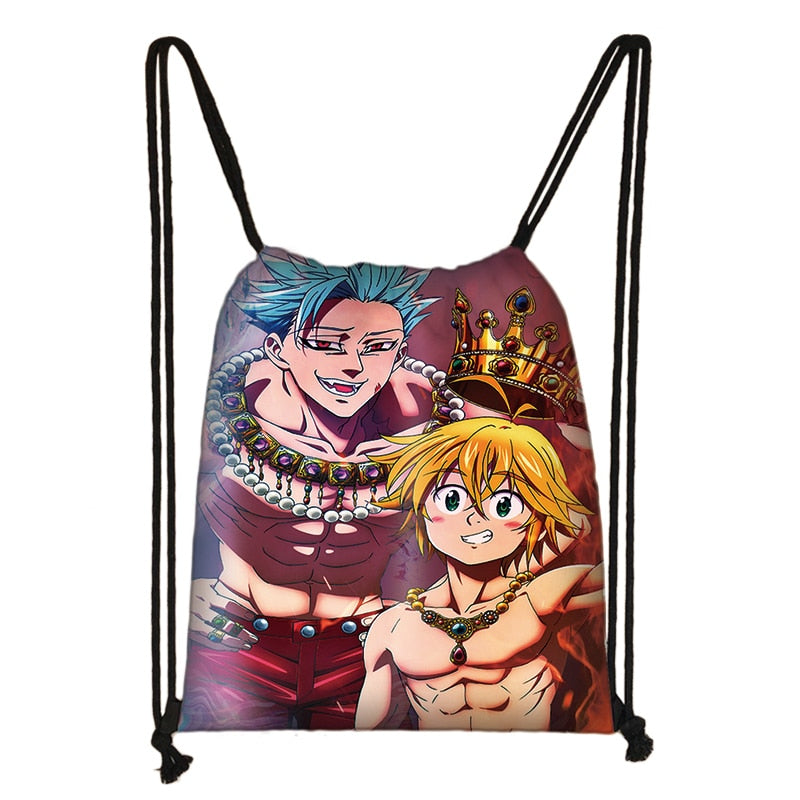 The Seven Deadly Sins Drawstring Backpack