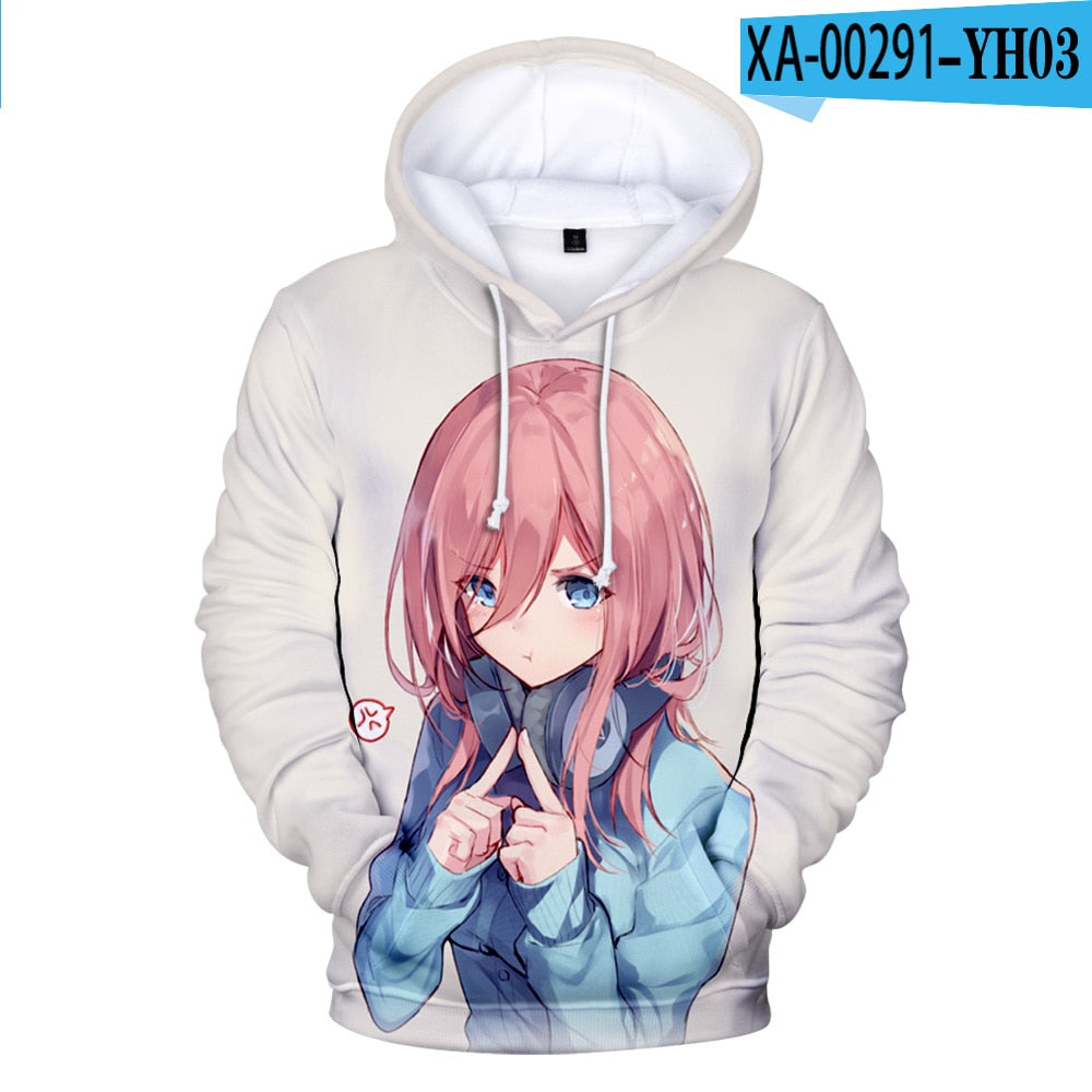 The Quintessential Quintuplets Nakano Miku Hoodies