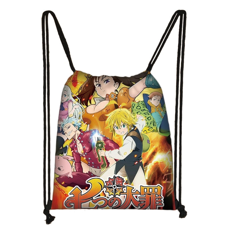 The Seven Deadly Sins Drawstring Backpack
