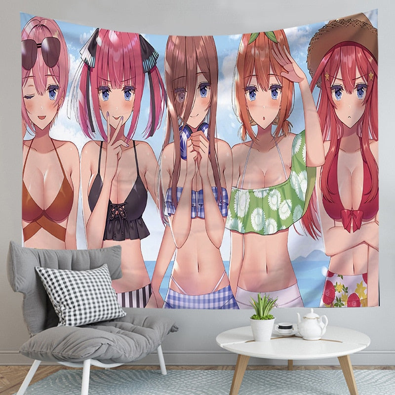 The Quintessential Quintuplets Nino Nakano Wall Carpet