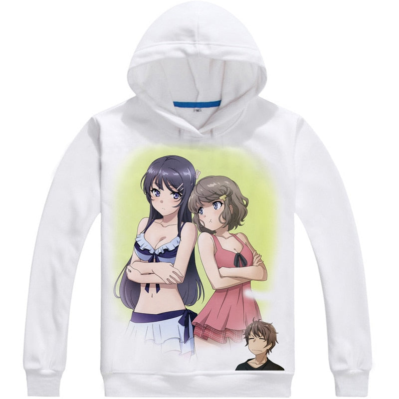 Rascal Does Not Dream of Bunny Girl Senpai seishun buta yarou Sweatshirt
