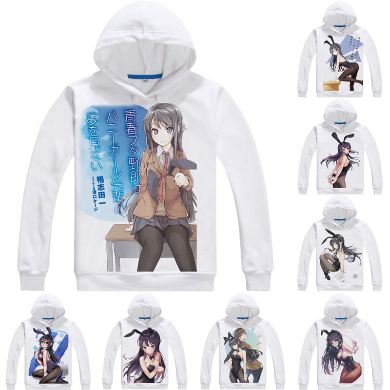 Rascal Does Not Dream of Bunny Girl Senpai seishun buta yarou Sweatshirt