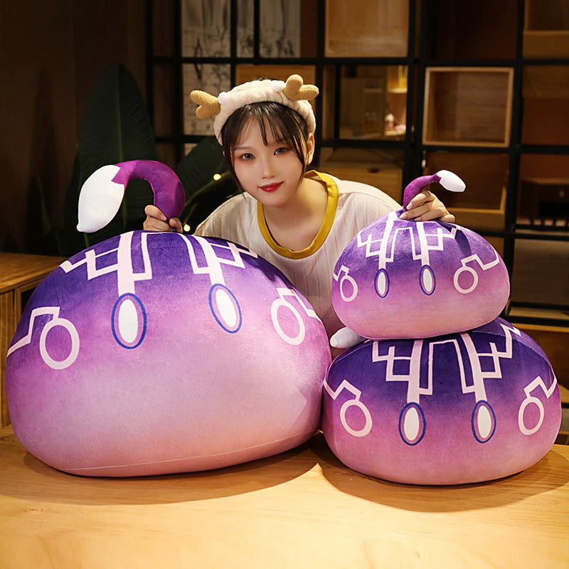 Genshin Impact Slime Plush Pillow With Hand Warmers