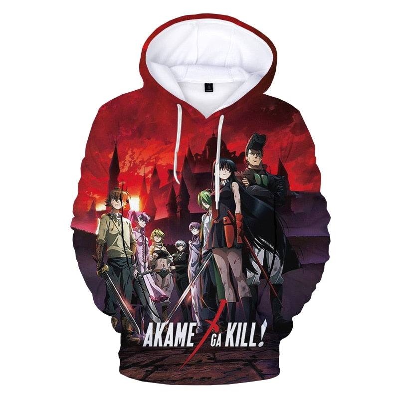 Akame Ga Kill 3D Print Sweatshirts