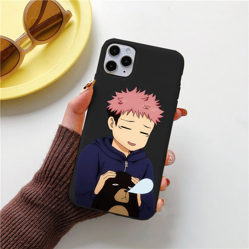 Jujutsu Kaisen Yuji Itadori Satoru Gojo iPhone Case