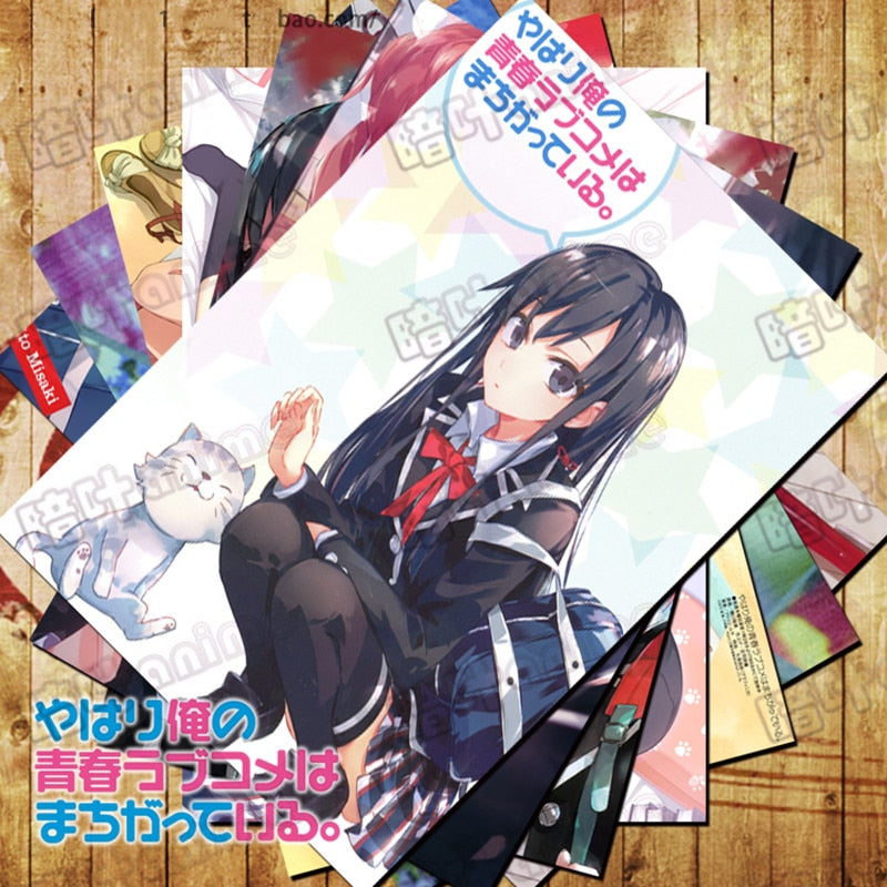 My Teen Romantic Comedy SNAFU Poster Stickers