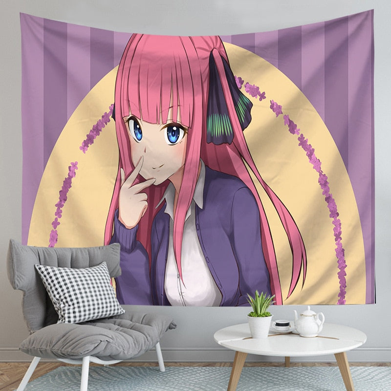 The Quintessential Quintuplets Nino Nakano Wall Carpet
