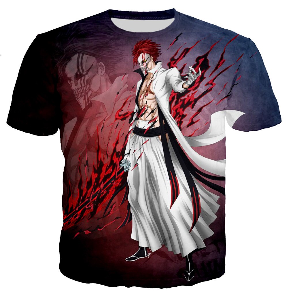 Bleach Printed T-shirt Casual Tops