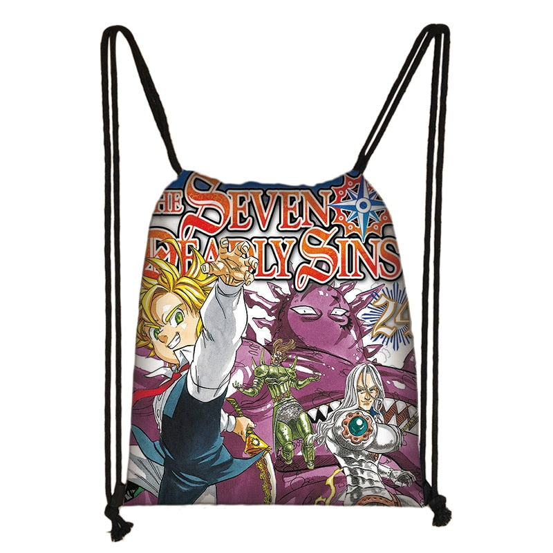 The Seven Deadly Sins Drawstring Backpack