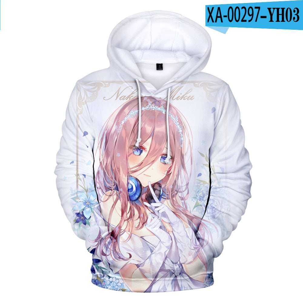 The Quintessential Quintuplets Nakano Miku Hoodies