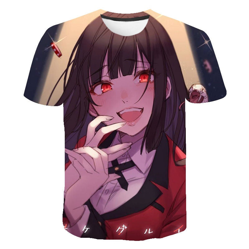 Kakegurui 3D Printed T Shirt