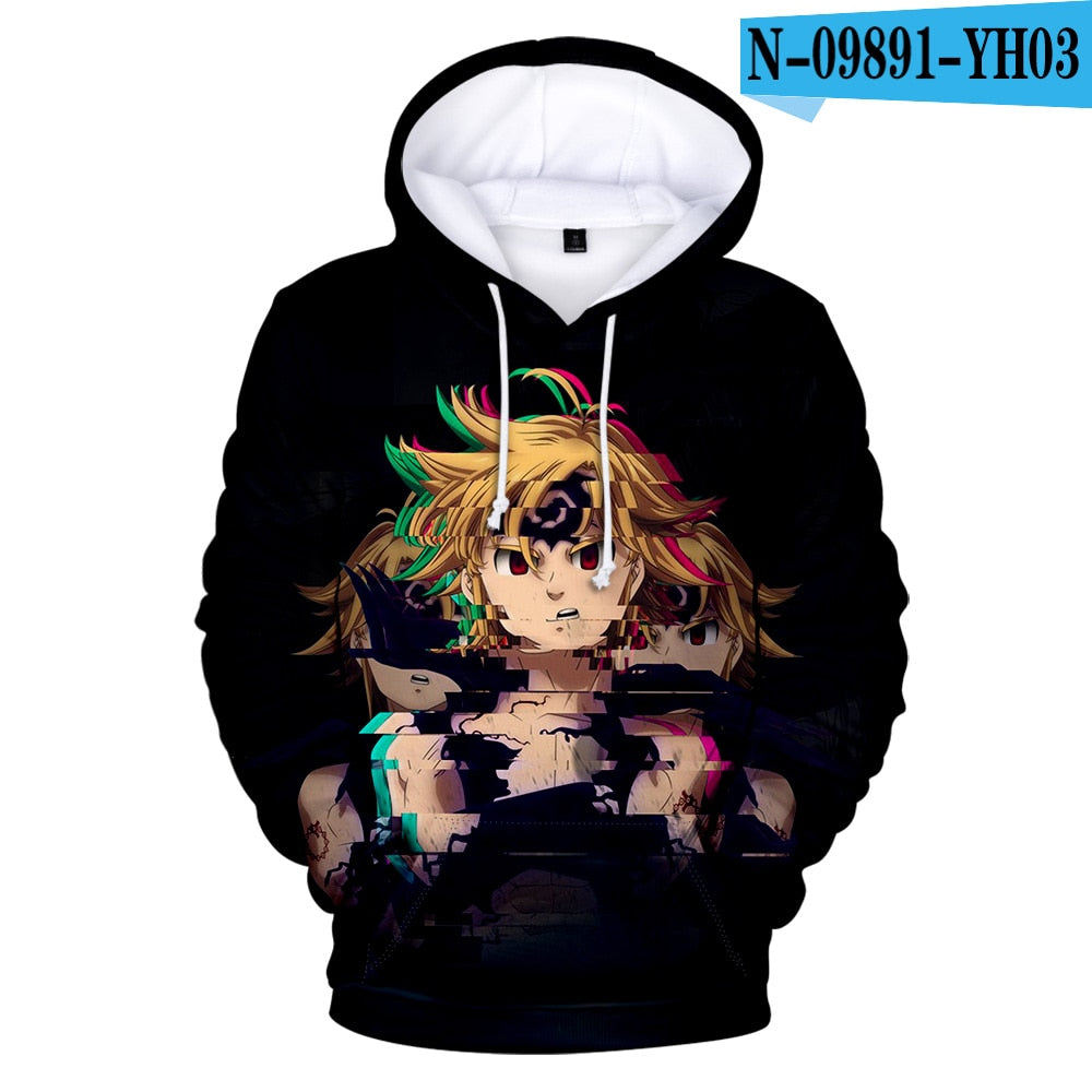 The Seven Deadly Sins 3D Hoodies