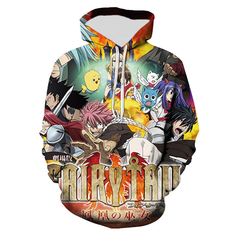 Fairy Tail Printed 3D Hoodies