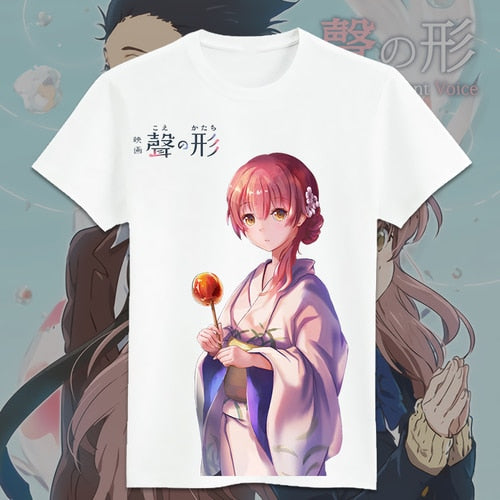 Silent Voice Nishimiya Shouko Cosplay T-Shirt