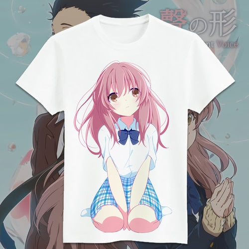 Silent Voice Nishimiya Shouko Cosplay T-Shirt