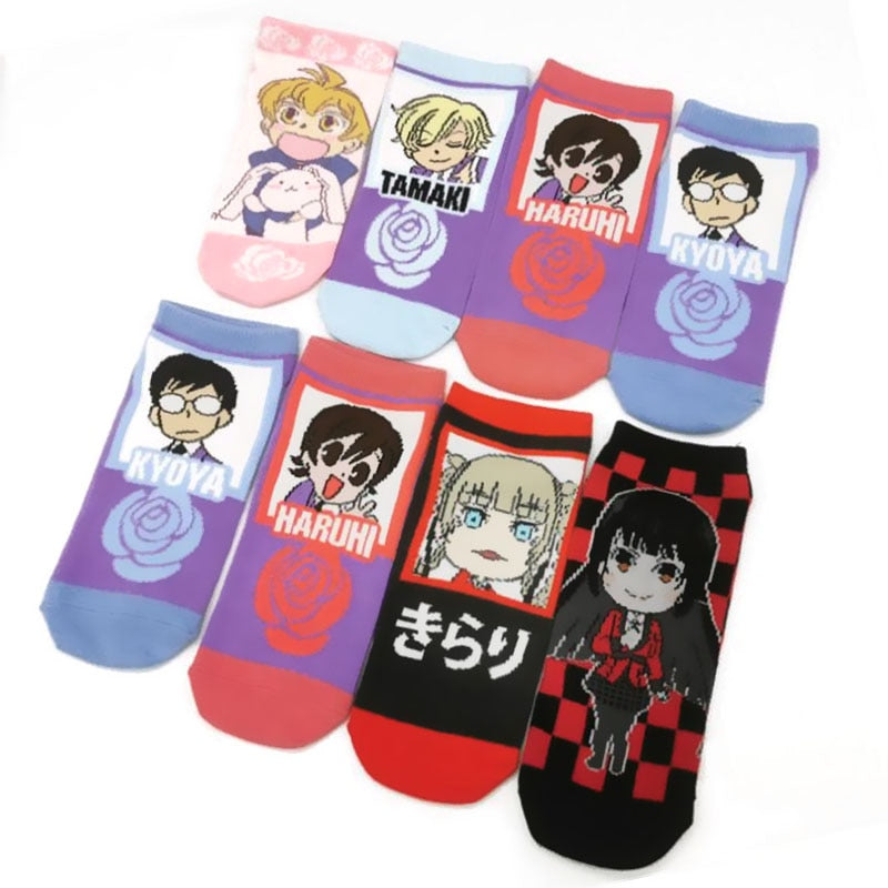 Kakegurui Compulsive Gambler cotton socks