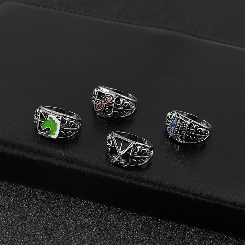 Attack on Titan Ring Rose Sword