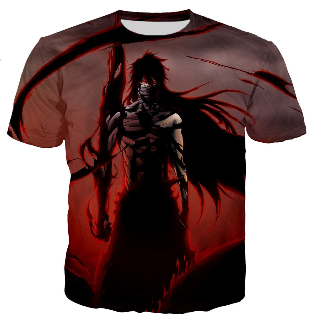 Bleach Printed T-shirt Casual Tops