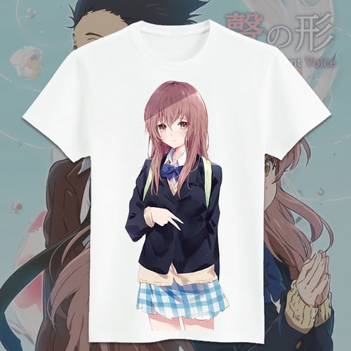 Silent Voice Nishimiya Shouko Cosplay T-Shirt