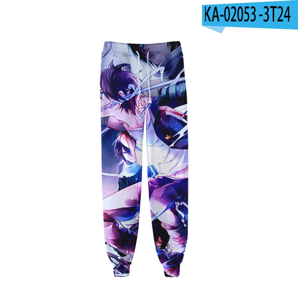 Noragami Yato/Iki Hiyori/Yukine 3D Joggers Pants