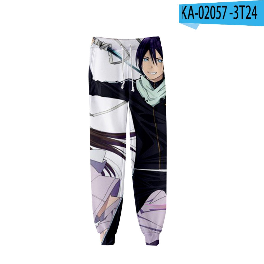 Noragami Yato/Iki Hiyori/Yukine 3D Joggers Pants