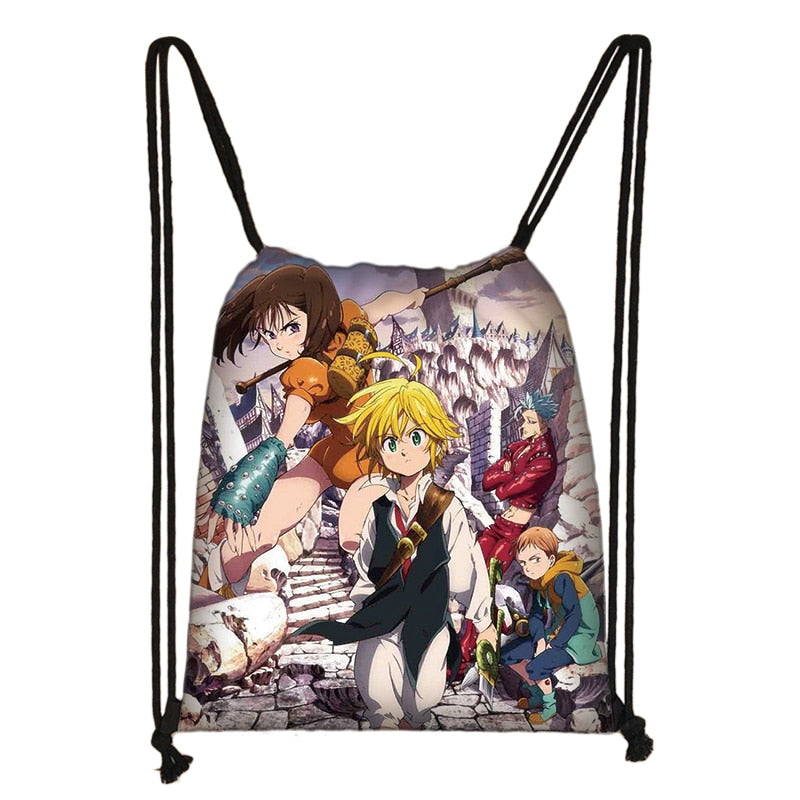 The Seven Deadly Sins Drawstring Backpack