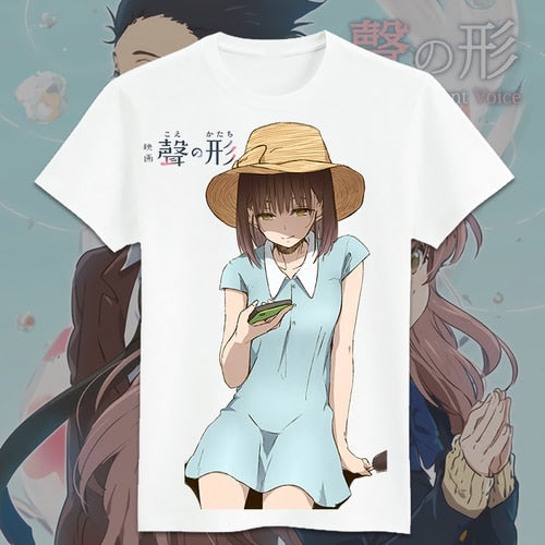 Silent Voice Nishimiya Shouko Cosplay T-Shirt