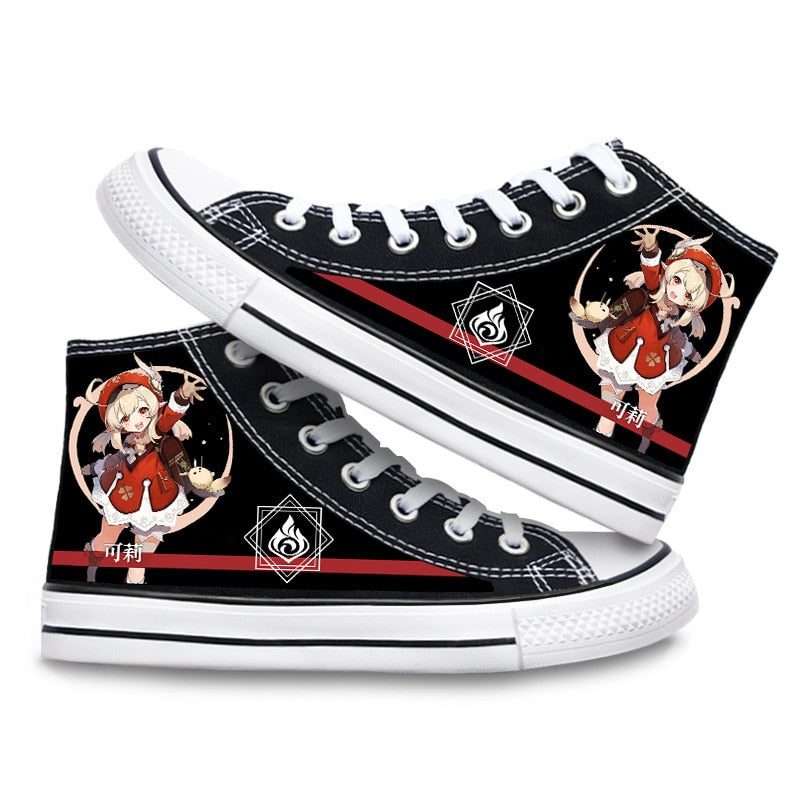 Genshin Impact Klee Zhongli cosply Shoes