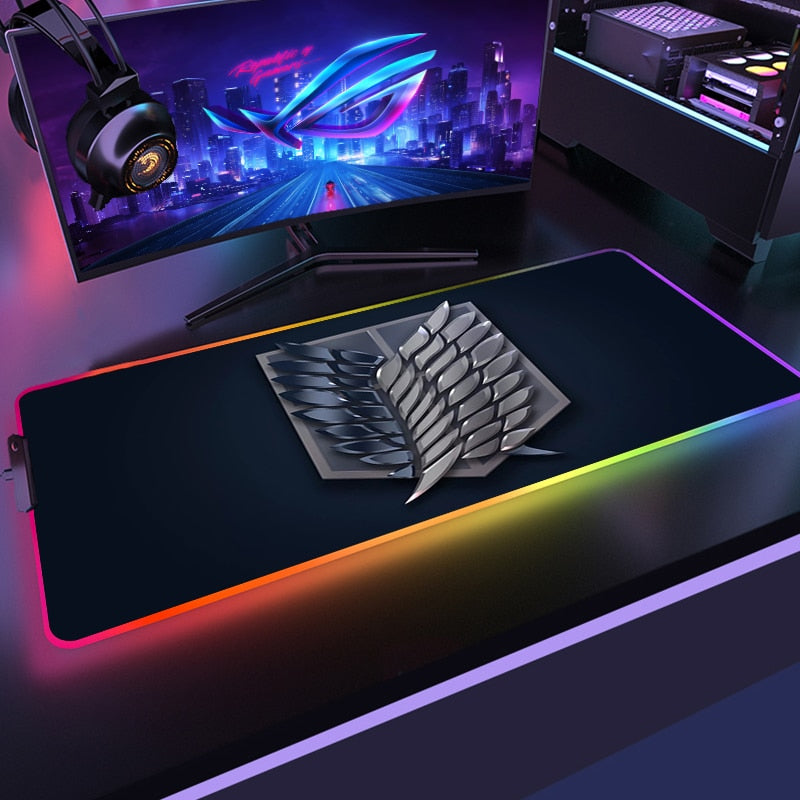 Attack on Titan RGB Mouse Pad