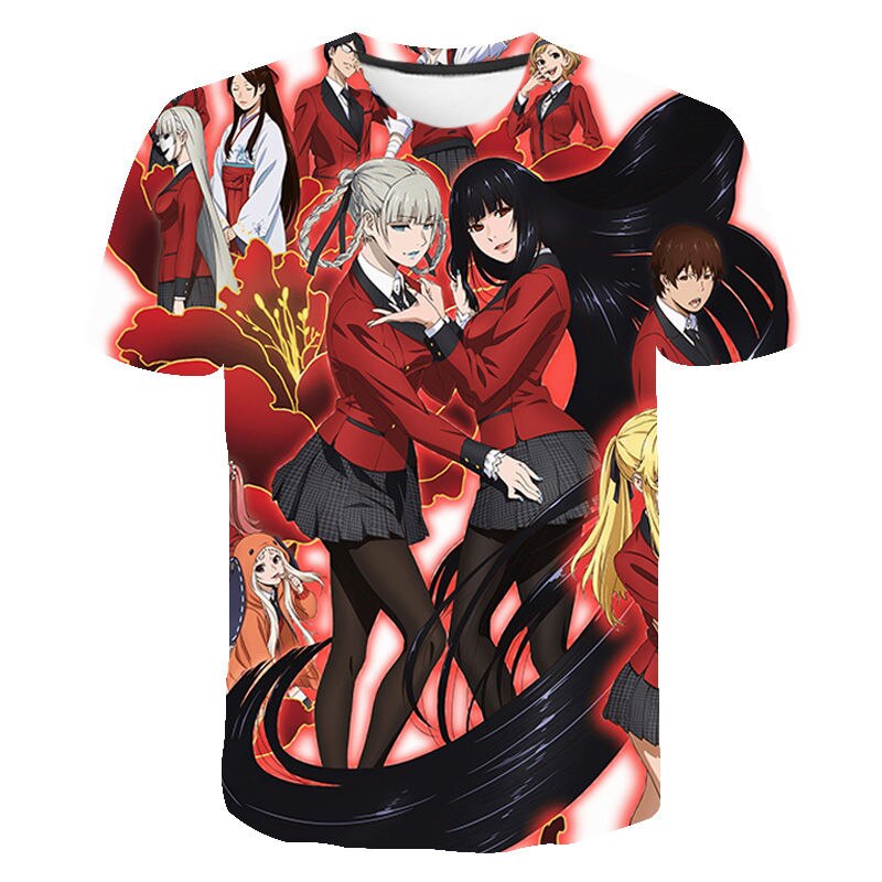 Kakegurui 3D Printed T Shirt