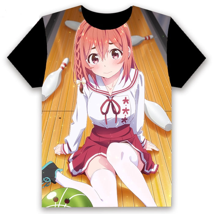 Rent A Girlfriend (Kanojo Okarishimasu) Kazuya Kinoshita /Chizuru Mizuhara Cosplay T-shirts