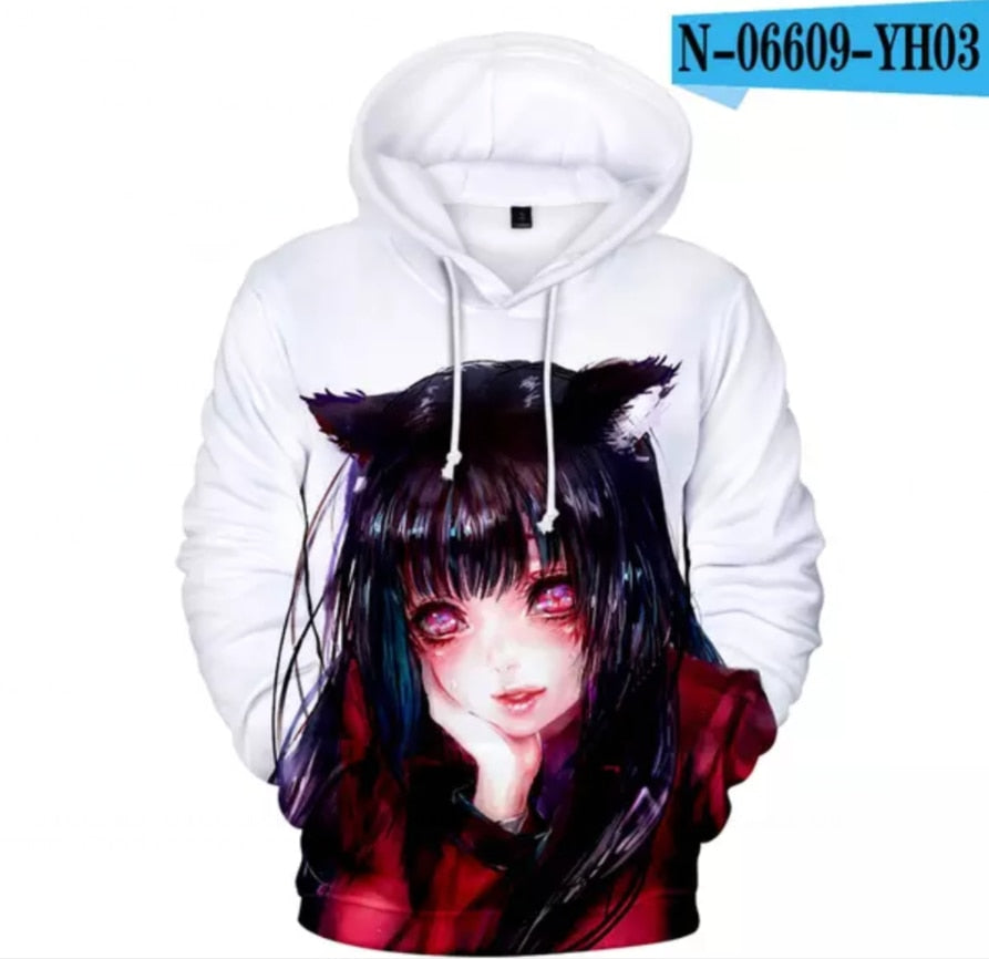 Kakegurui Sayaka Igarashi Cosplay 3D Hoodie