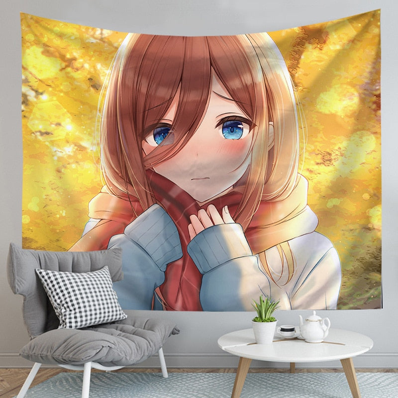 The Quintessential Quintuplets Nino Nakano Wall Carpet
