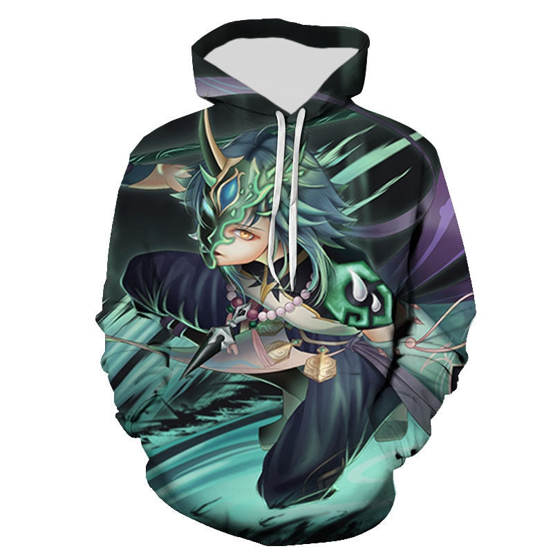 Genshin Impact 3D Printed Hoodie