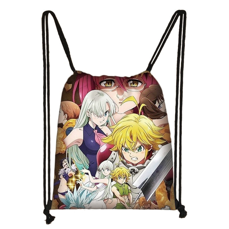 The Seven Deadly Sins Drawstring Backpack