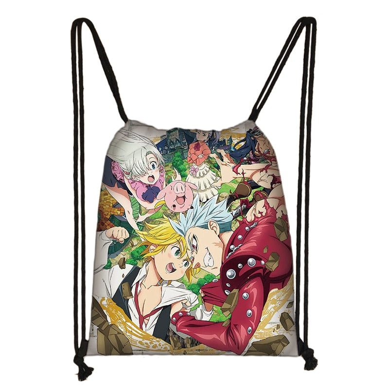 The Seven Deadly Sins Drawstring Backpack