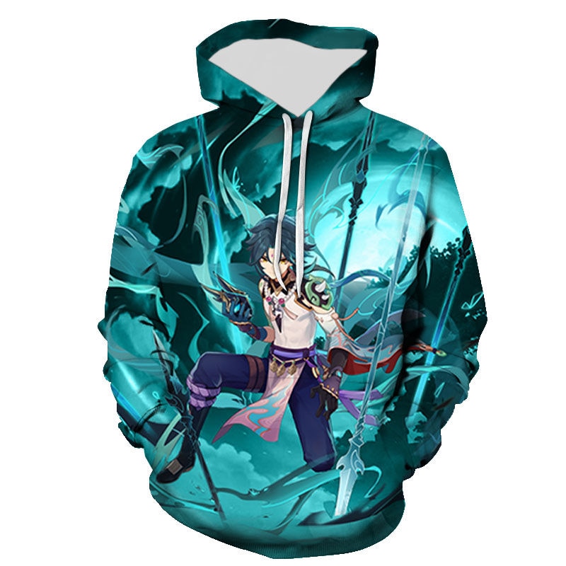 Genshin Impact 3D Printed Hoodie