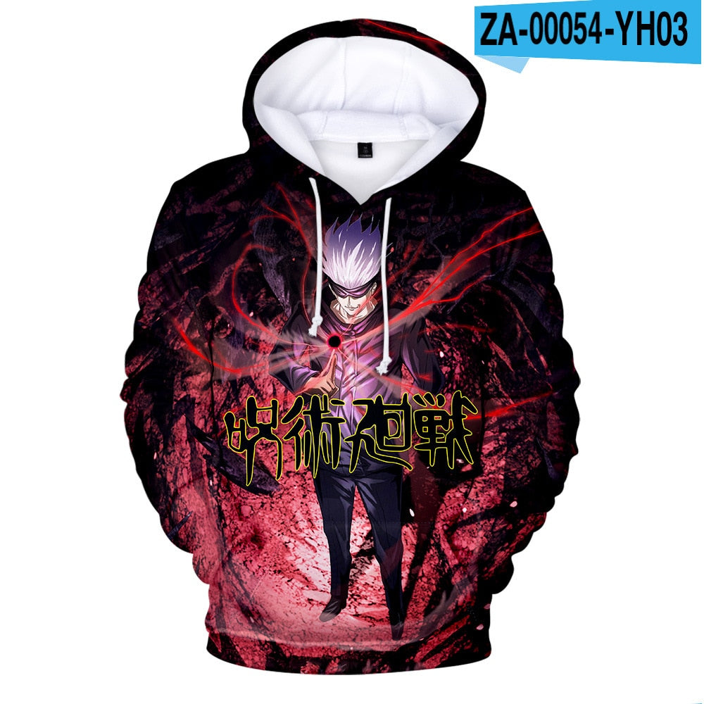 Jujutsu Kaisen 3D Hoodies