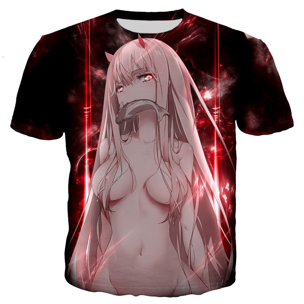 Darling in the Franxx T Shirt Cool 3D Printed
