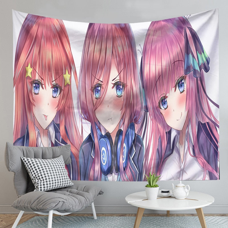 The Quintessential Quintuplets Nino Nakano Wall Carpet