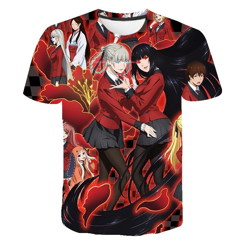 Kakegurui 3D Printed T Shirt