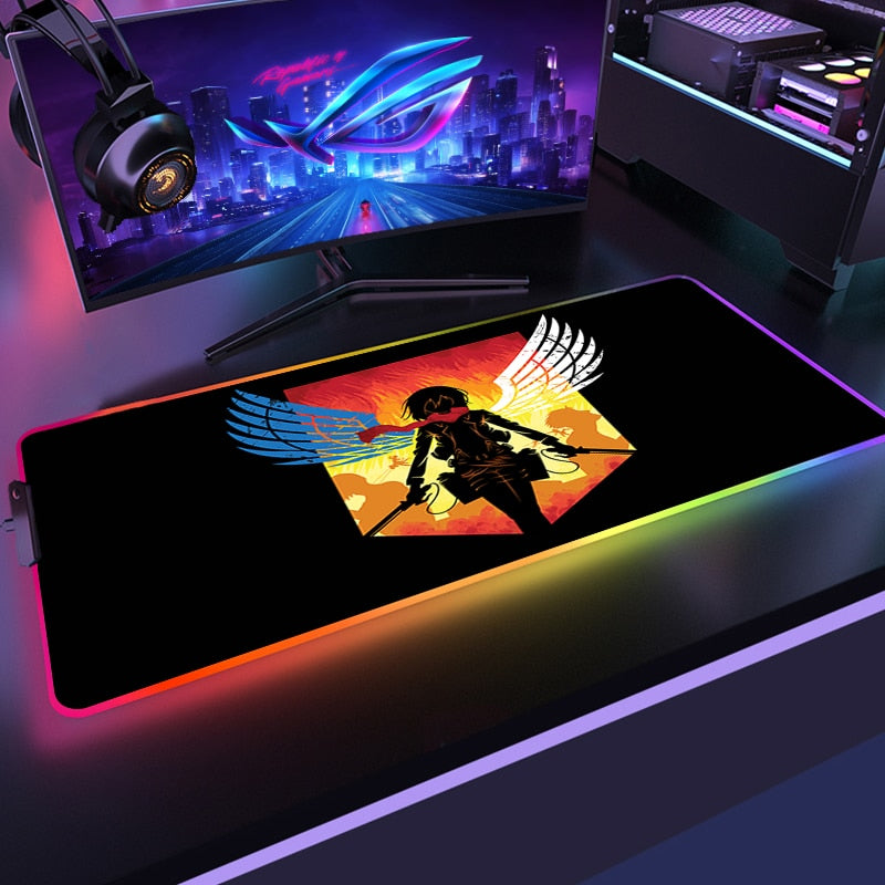 Attack on Titan RGB Mouse Pad