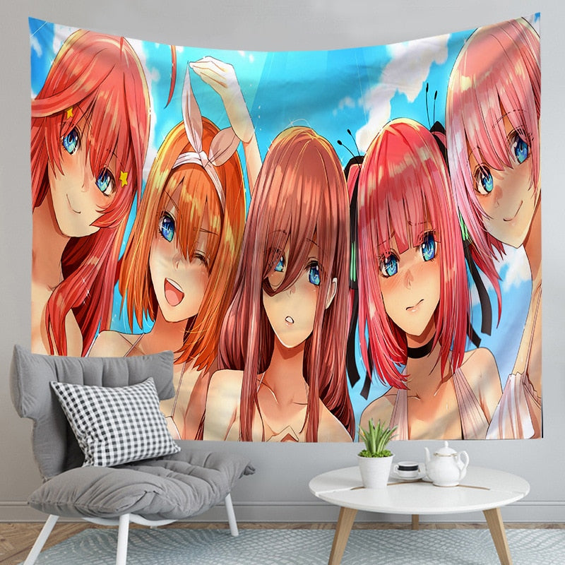 The Quintessential Quintuplets Nino Nakano Wall Carpet