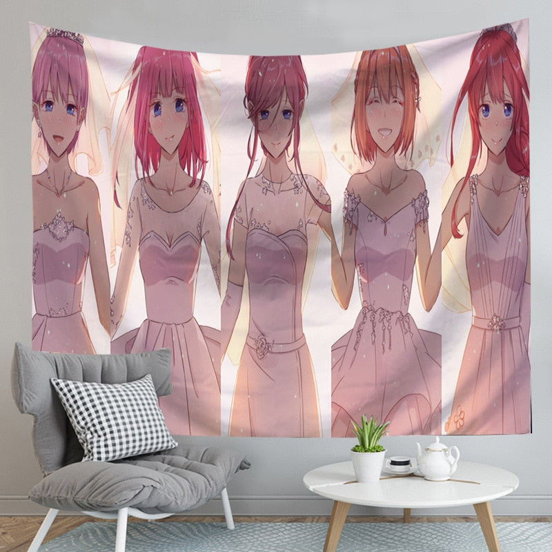 The Quintessential Quintuplets Nino Nakano Wall Carpet