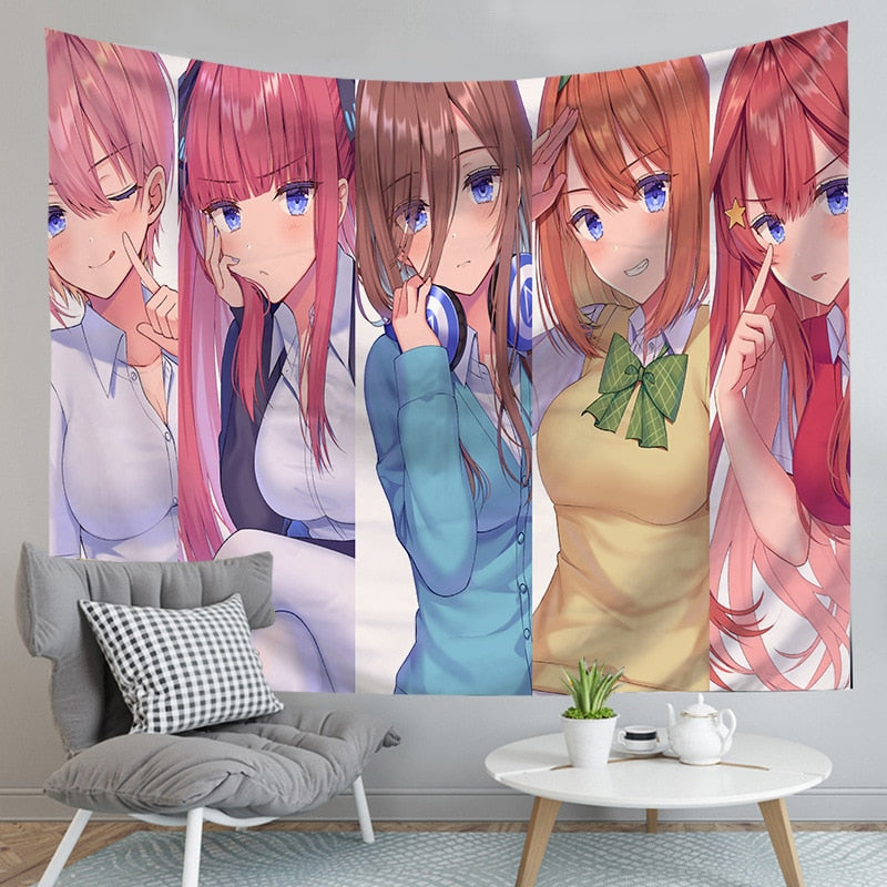 The Quintessential Quintuplets Nino Nakano Wall Carpet