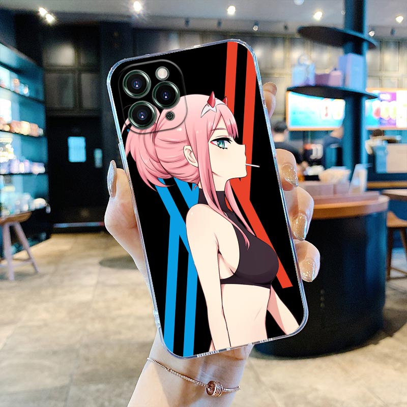 Zero Two Darling in the Franxx Clear Phone Case for iPhone